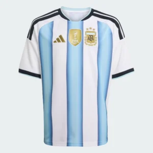 Premium Quality Argentina Home 2026 Kids World Cup Jersey