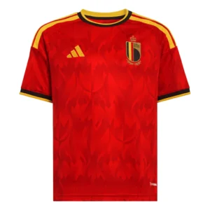 [Premium Quality] Belgium Home 2026 Kids World Cup Jersey